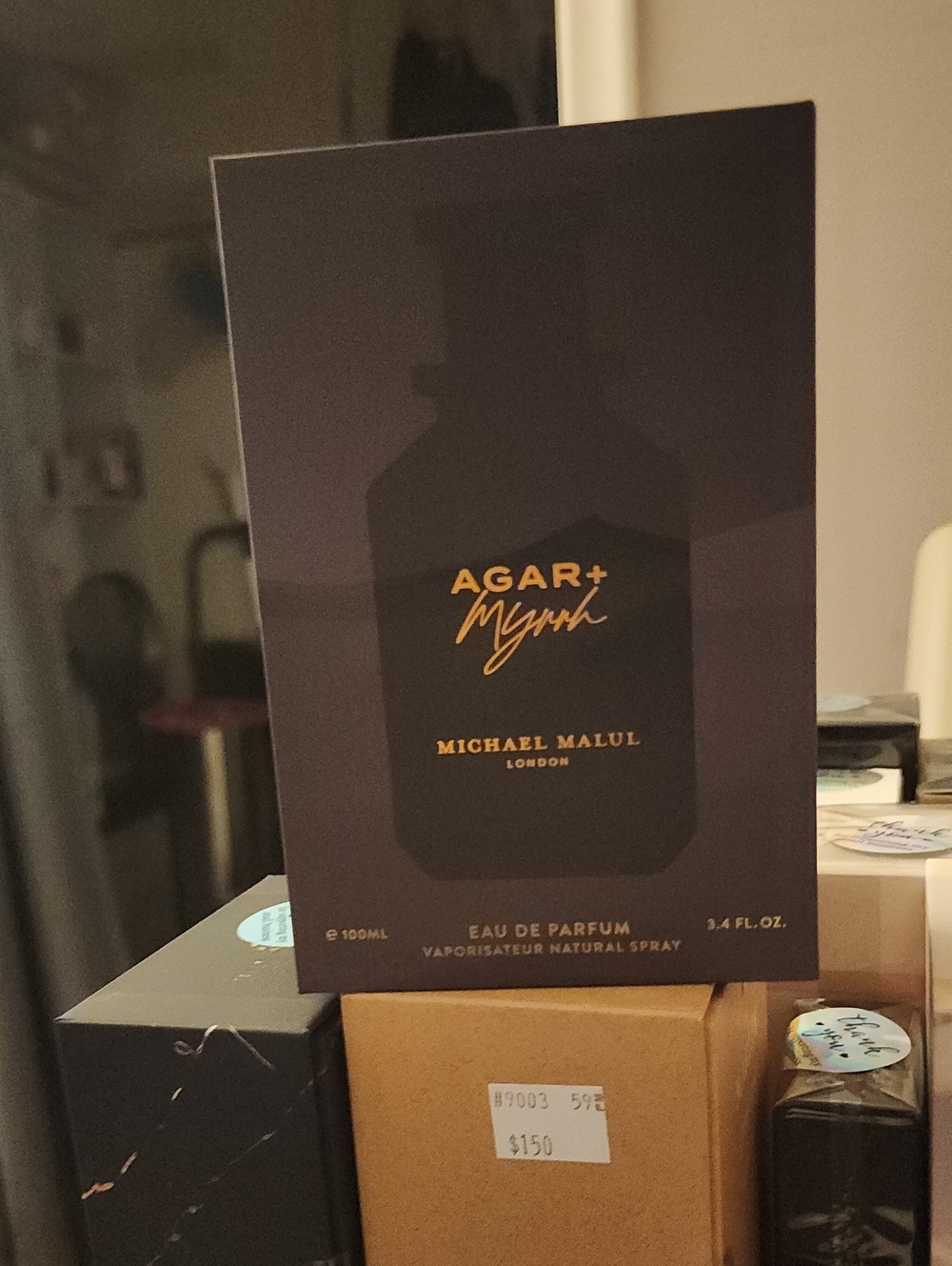 Michael Malul Agar+ Myrrh Eau de Parfum - Deep Purple & Gold Box